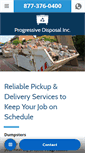 Mobile Screenshot of dumpsterrentalsmmv.com