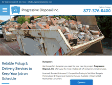 Tablet Screenshot of dumpsterrentalsmmv.com